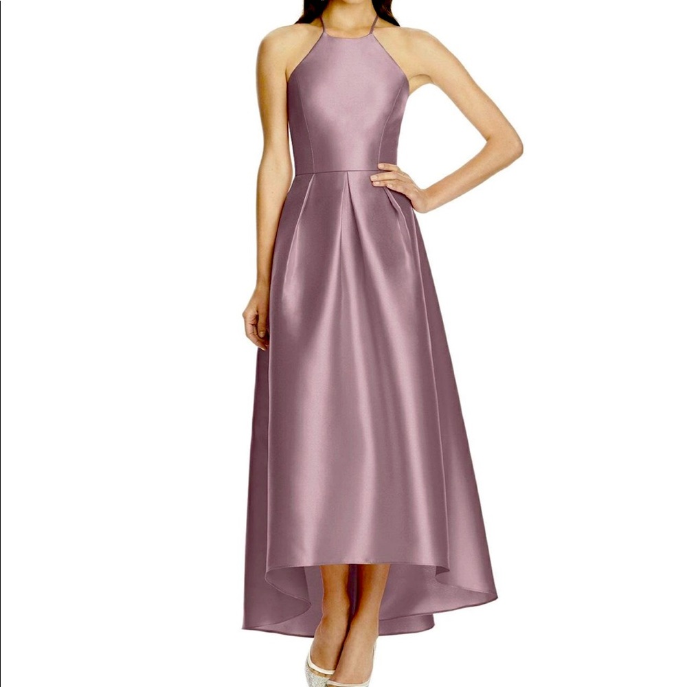 Alfred Sung Dusty Rose Bridesmaid Dress - Size 12